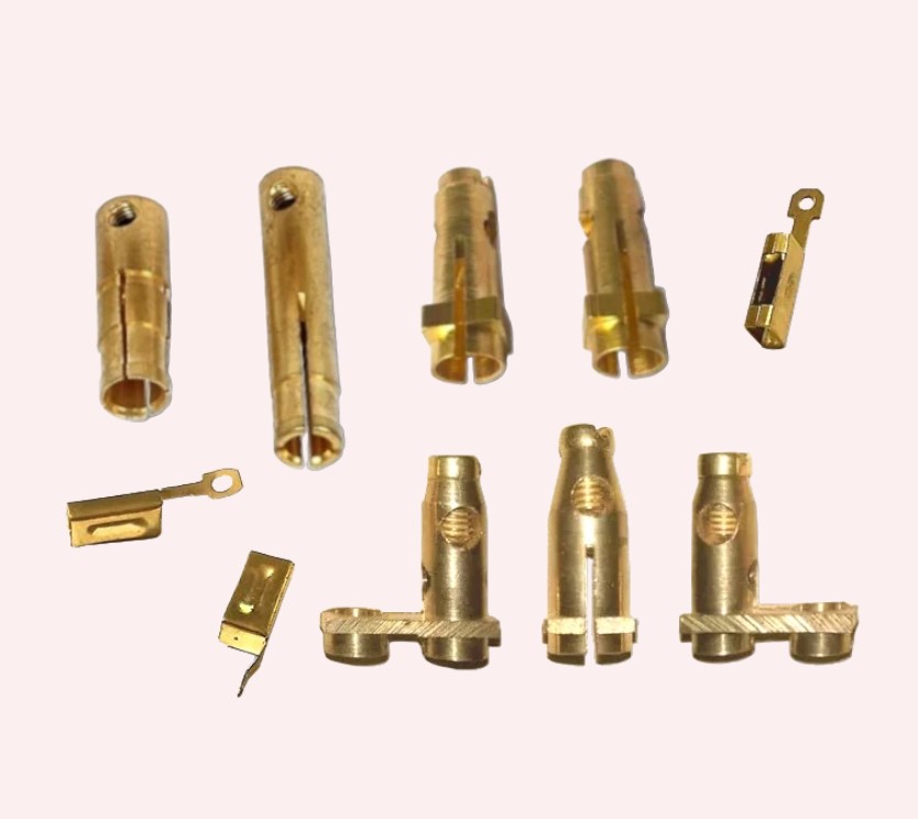 Industrial Grade Plug and Socket Connectors, Heavy Duty Brass Fittings for Electrical and Machinery Connections, Reliable Power and Signal Transmission Components